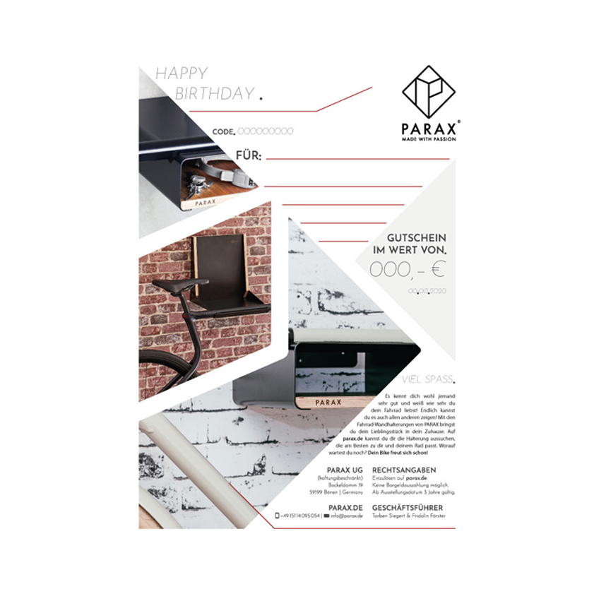 Gutschein Parax