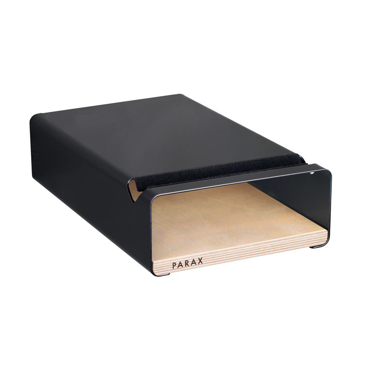 Fahrrad Wandhalterung S-RACK in schwarz mit Einlegebrett aus Birke